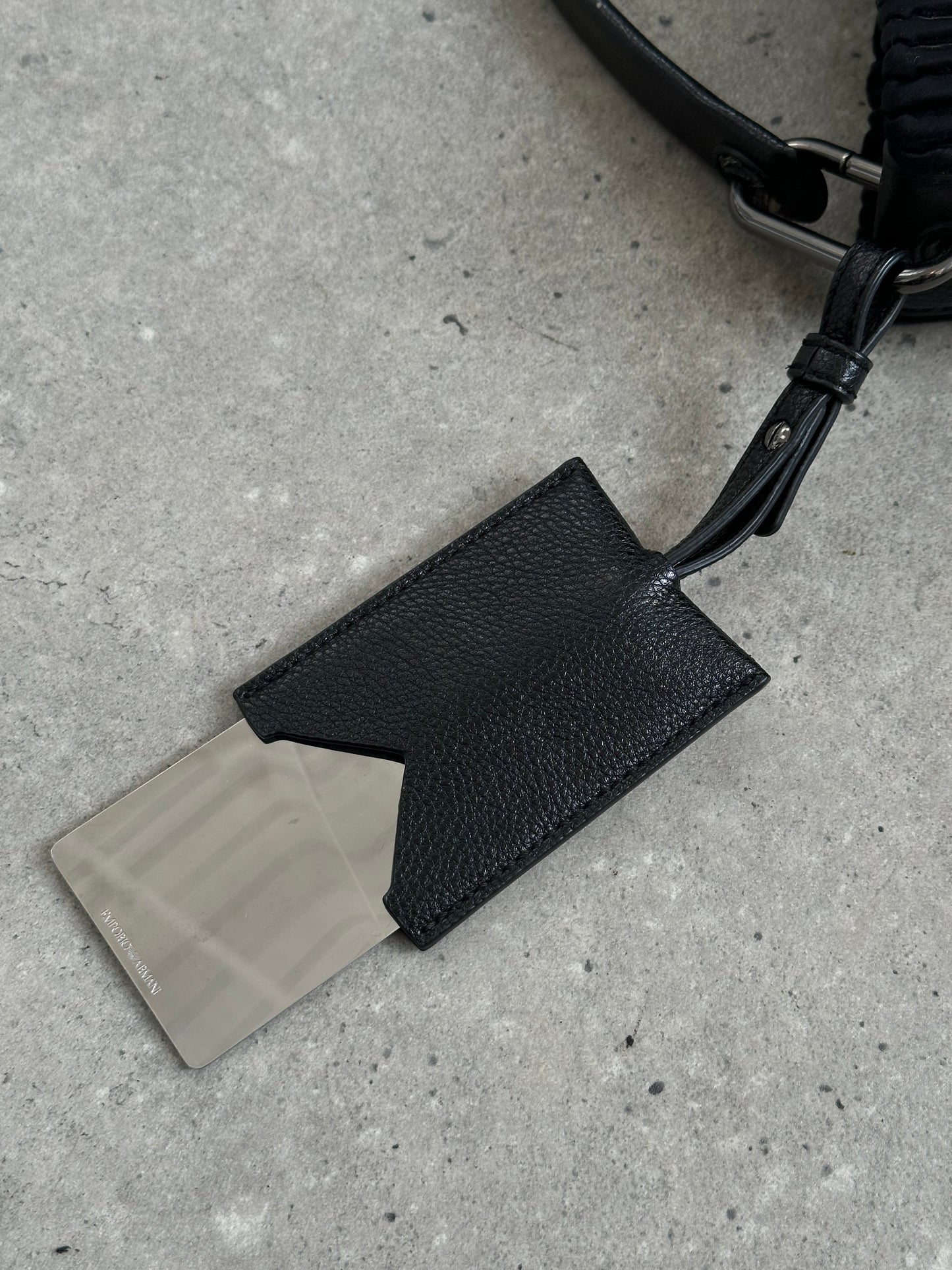 Emporio Armani Pleated Shoulder Bag