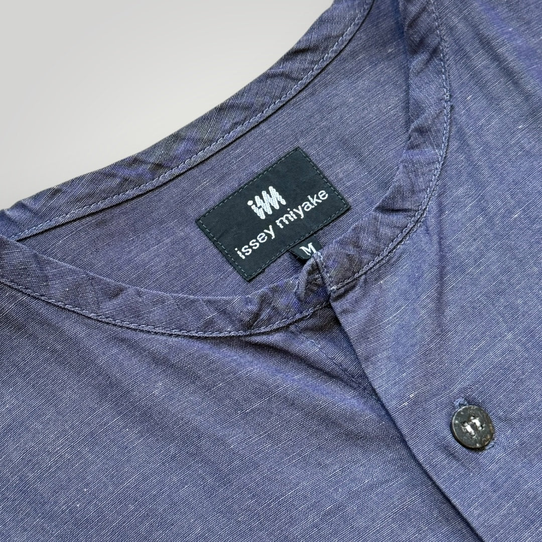 2000’s Issey Miyake Cotton Shirt M | O/S, Blue