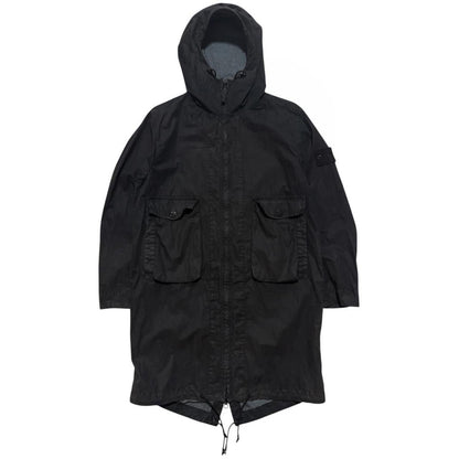 Stone Island Ghost Smock Trench | Medium, Black