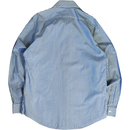 Armani Jeans 00’s Striped Longsleeve Shirt L | Large, Blue