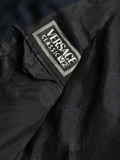 Versace Classic V2 1990s Bespoke Button Pure Wool Chore Jacket - L