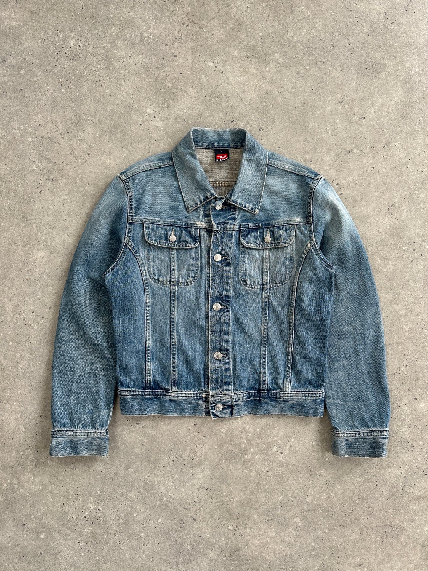 Diesel Fitted Denim Jacket - S