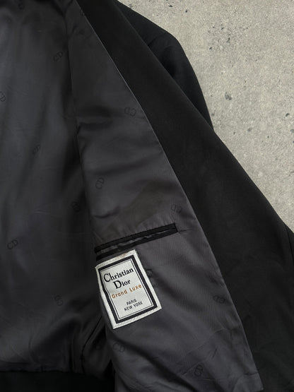 Christian Dior Grand Luxe 1980s Tuxedo Wool Satin Tailcoat - 39R/L