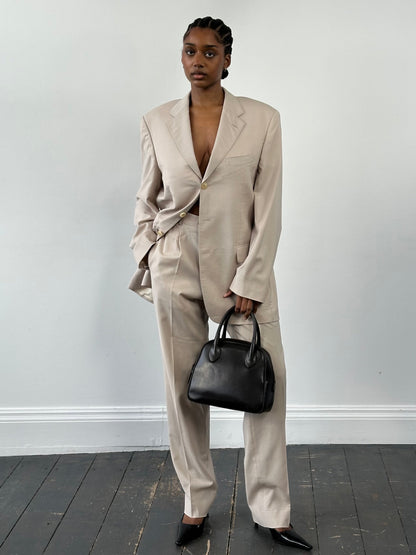 Hugo Boss 2000s Pure Wool Single Breasted Suit - 40R/W34