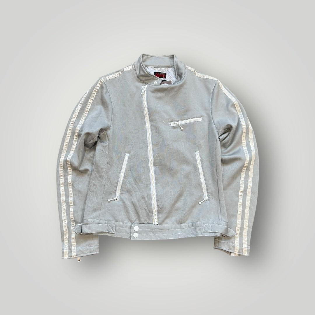Beams 2000's Asymmetrical Biker Jacket XS | Default Title, Light Grey