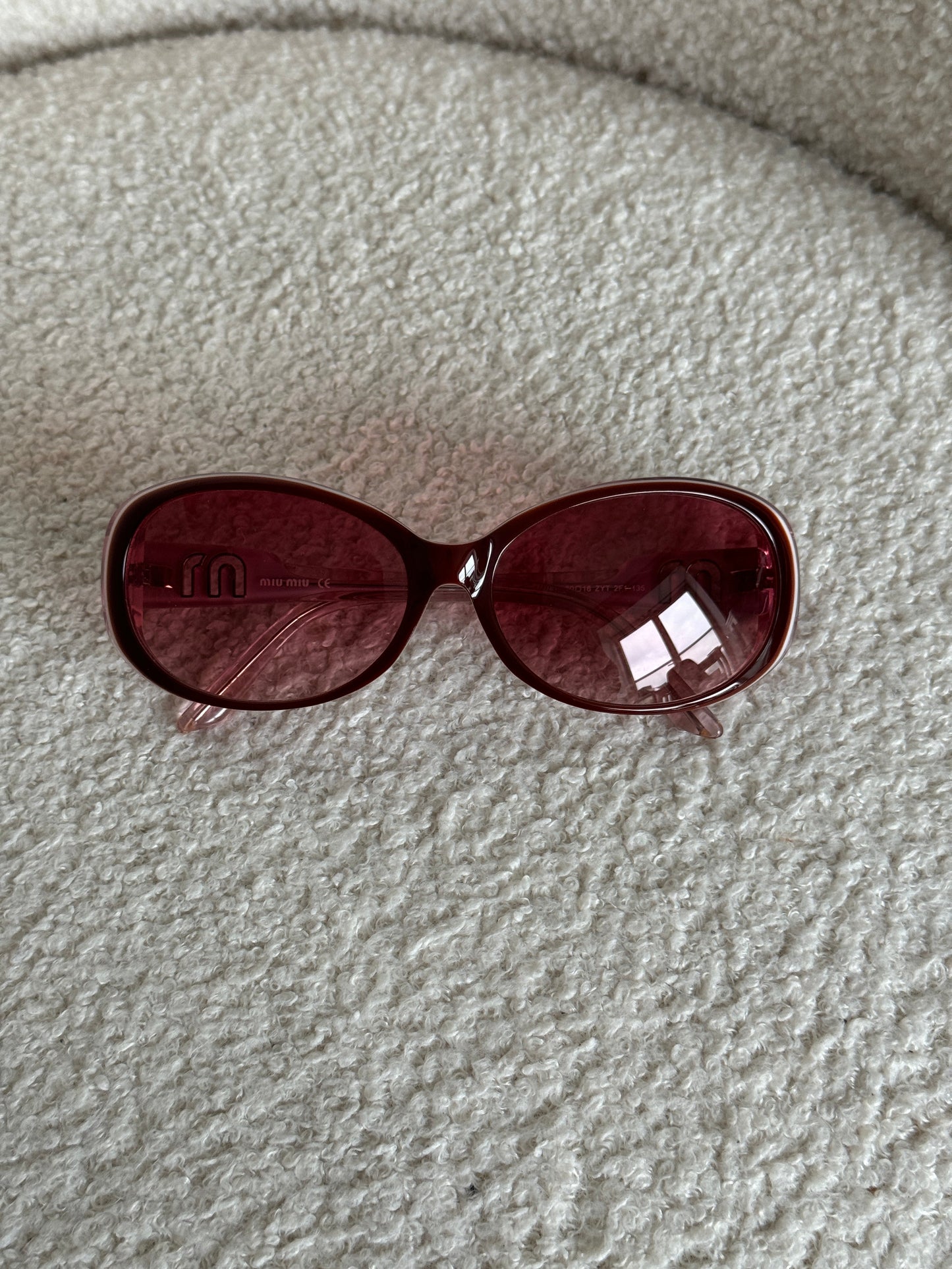 2000s Miu Miu ‘M’ Sunglasses | O/S, Red