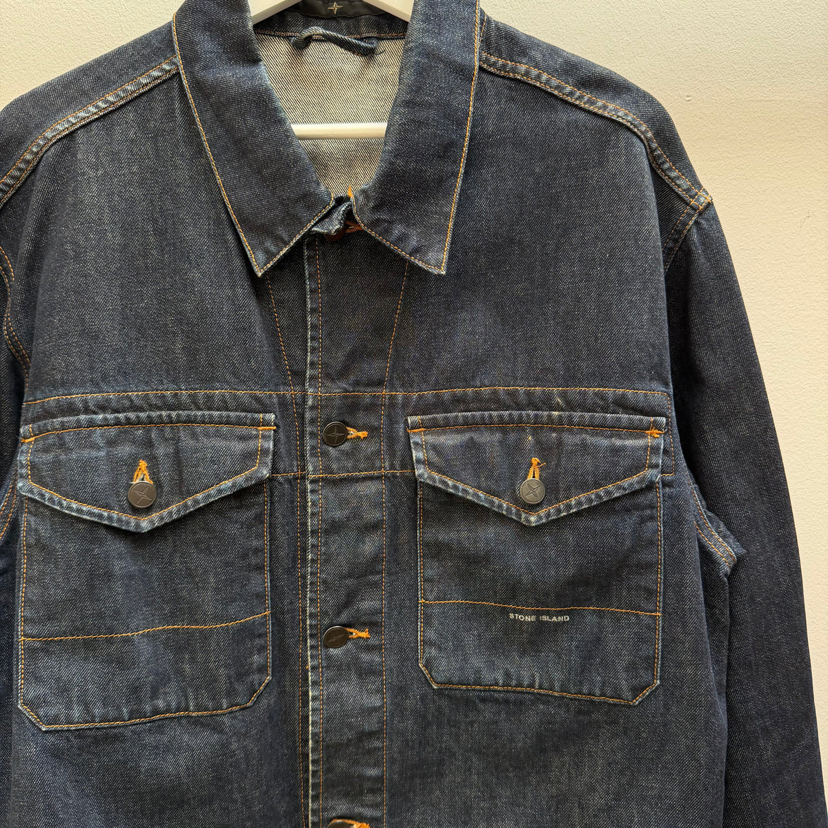 Stone Island Denims Jacket (XL) | XL, Indigo