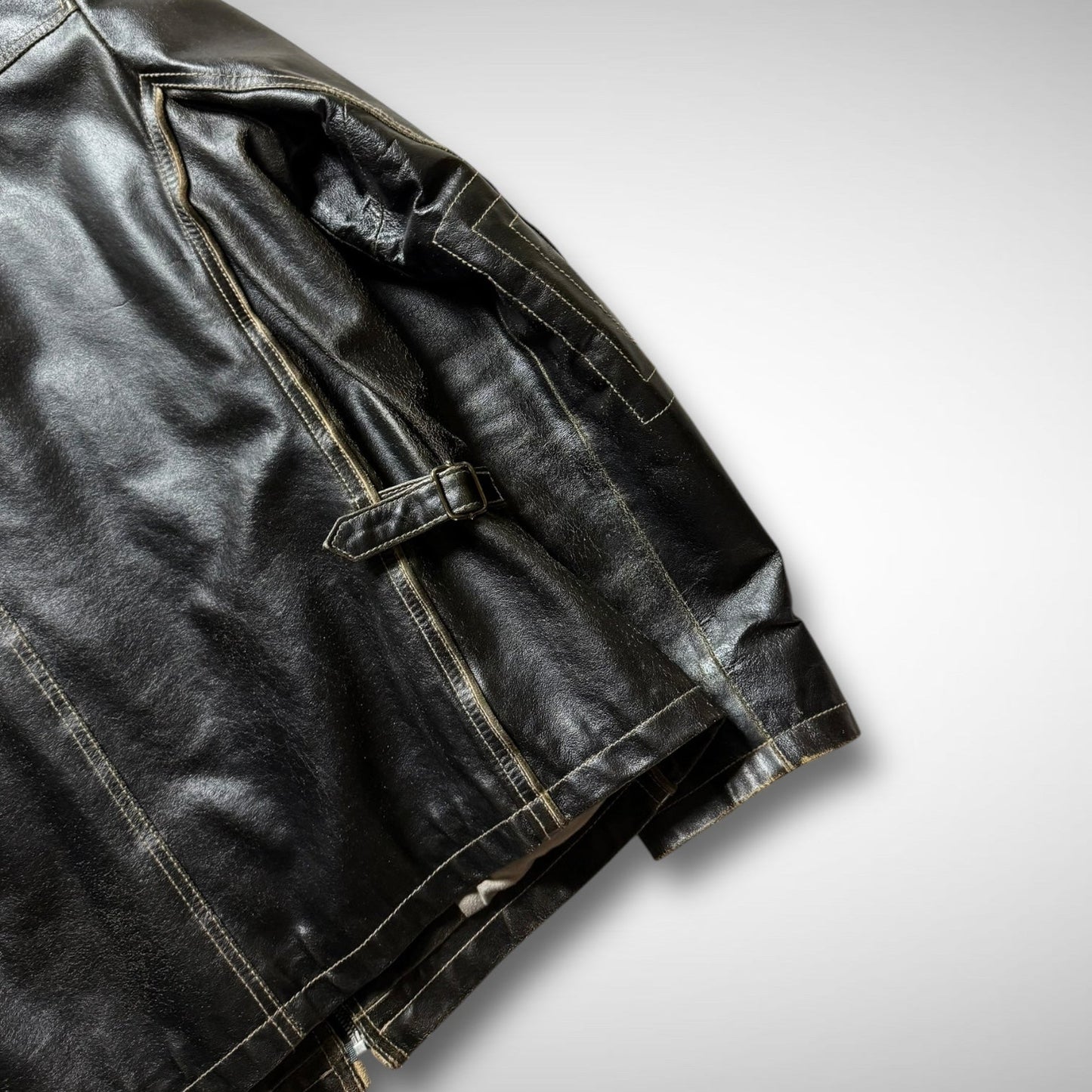 Armani Jeans Leather Jacket (2000s)