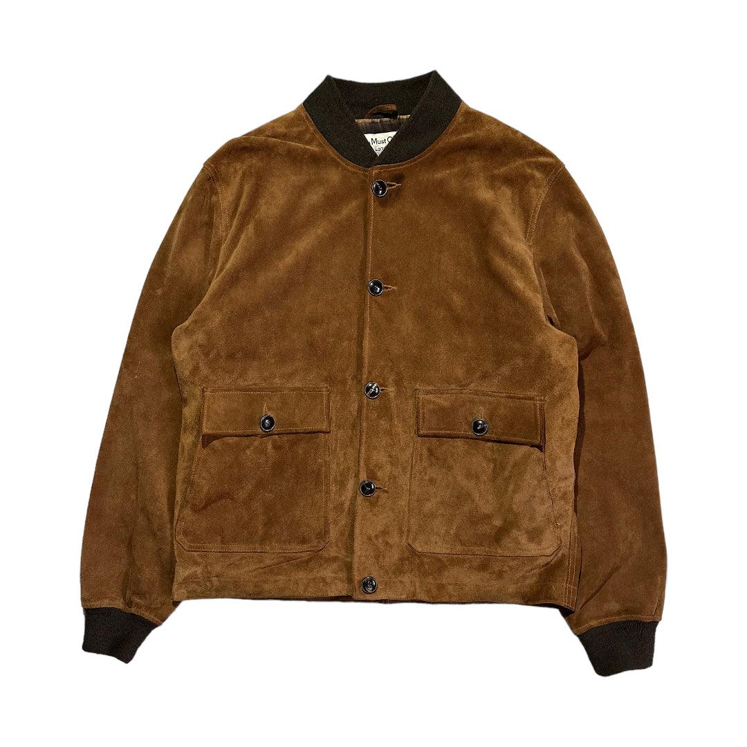 YMC Brown Suede Bomber Jacket