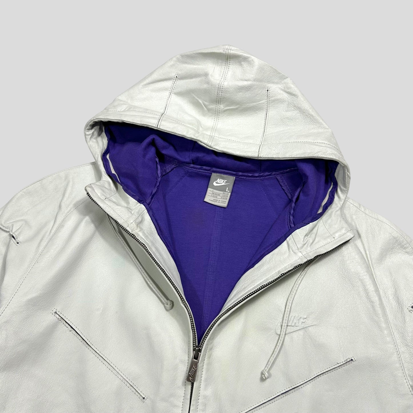 Nike 2007 Tony Spackman Articulated Slice Leather Jacket - L | Default Title, Purple