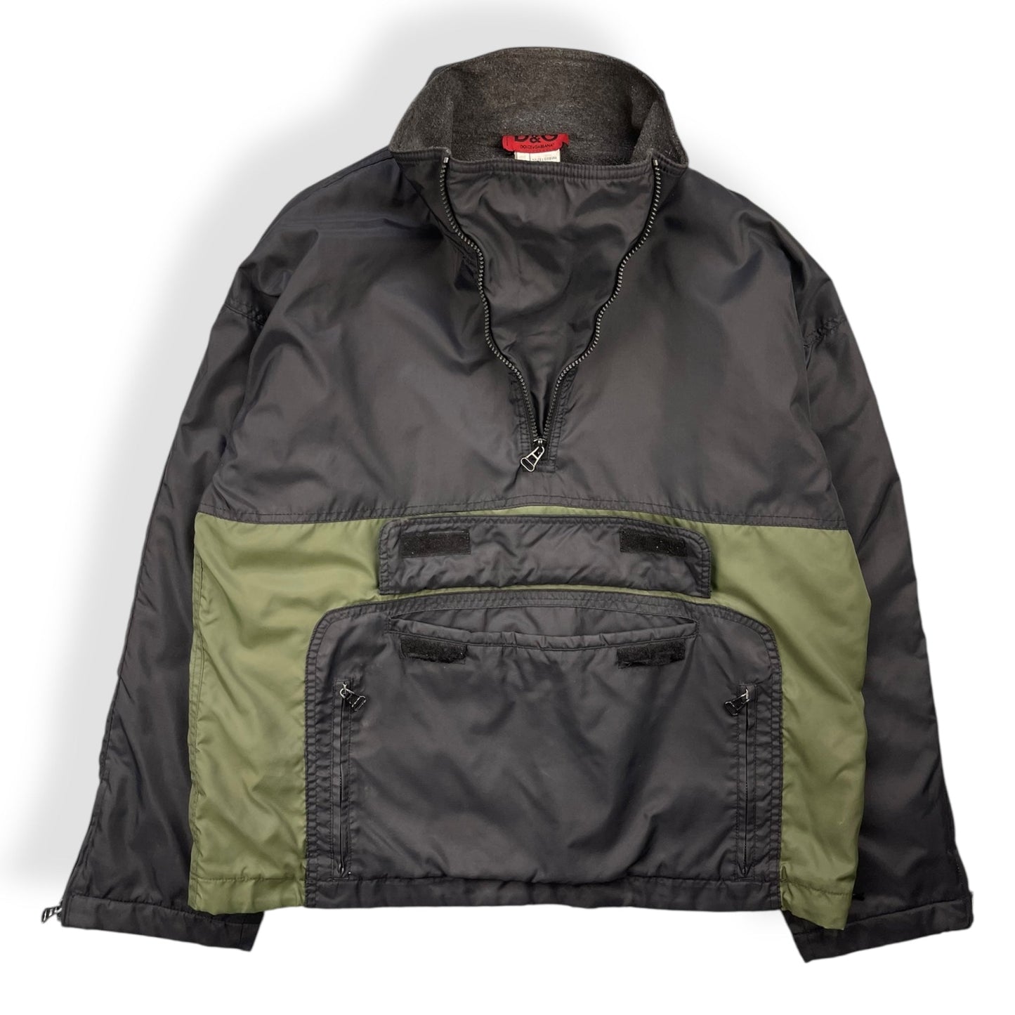 2000's Dolce & Gabbana Sport Nylon 1/4 Zip Jacket (M) | Default Title, Multicoloured