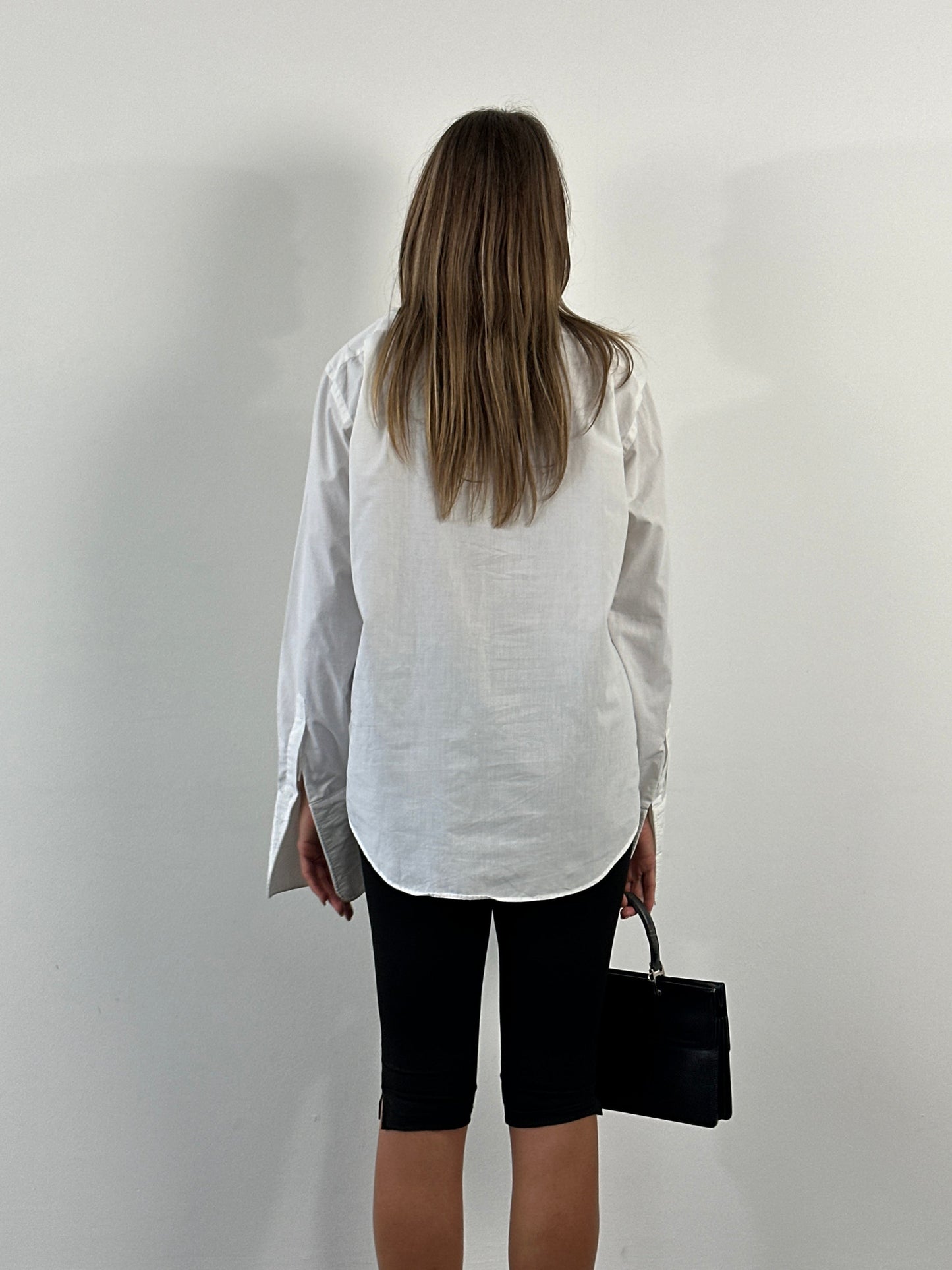 Yves Saint Laurent Pour Homme 1990s Tuxedo Cotton Dress Shirt - M