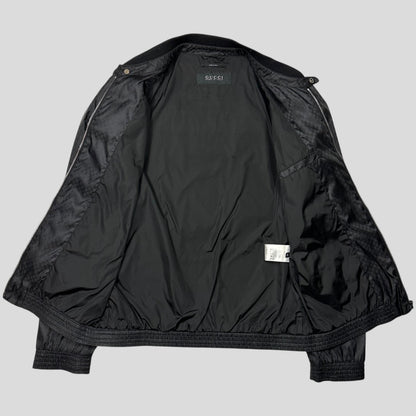 Gucci 2012 Nylon Monogram GG Web Logo Bomber Jacket - IT52 (L)
