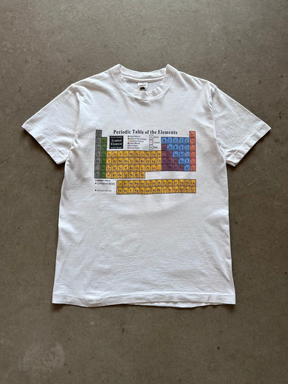 1990's Periodic Table of Elements T-Shirt - M | Medium, Red