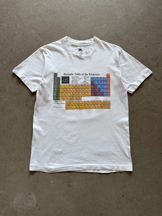 1990's Periodic Table of Elements T-Shirt - M | Medium, Red