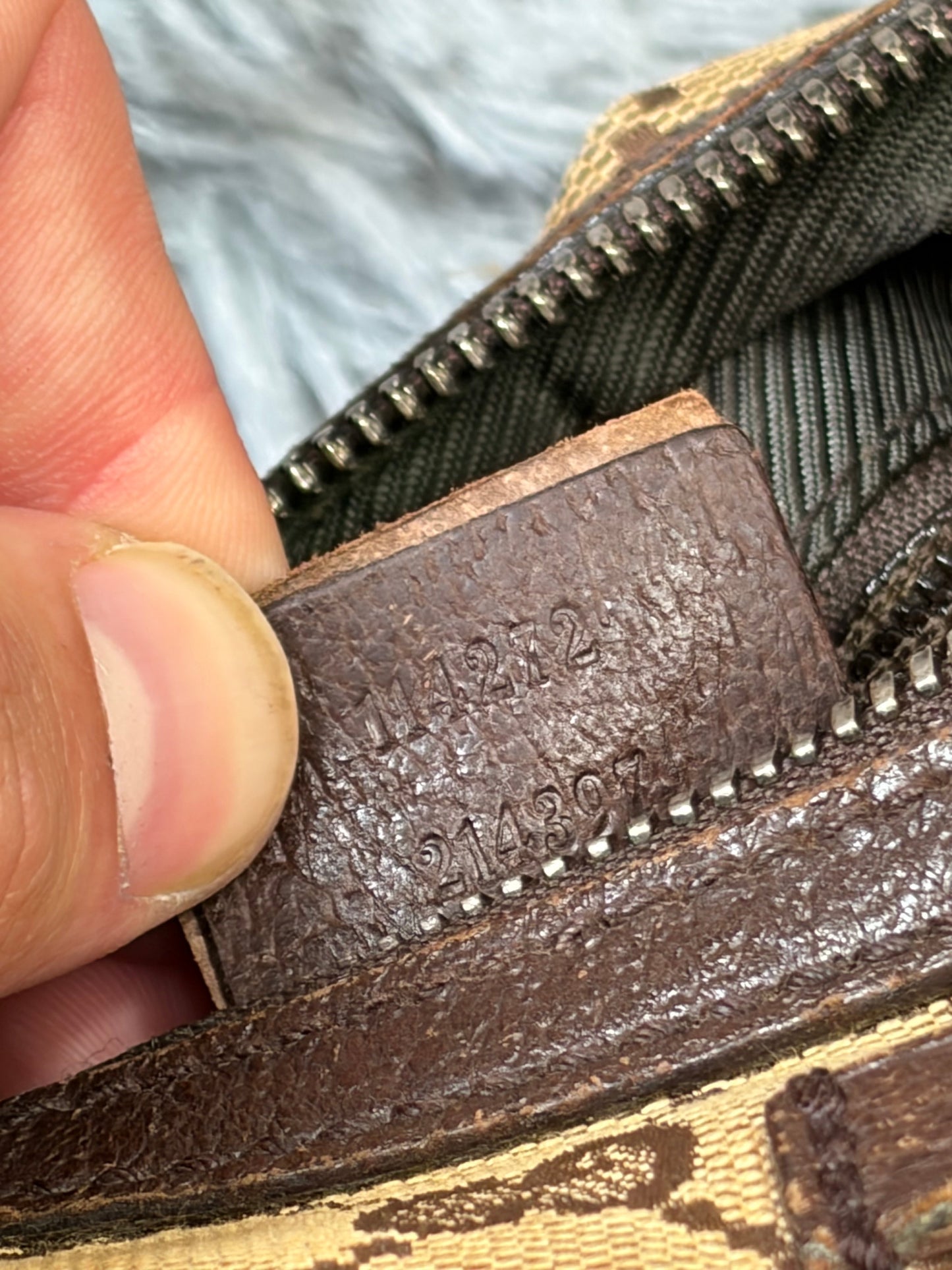 Gucci GG Monogram Brown Canvas Satchel Crossbody Bag | O/S, Multicoloured