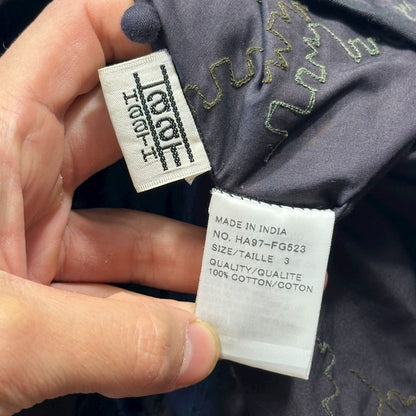 Issey Miyake HaaT 00’s Embroidered Leaves Skirt - 3 (L)