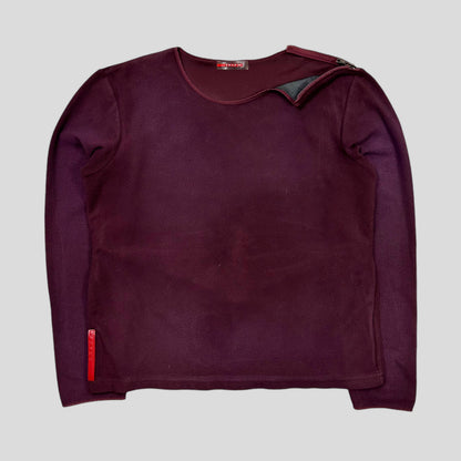 Prada Sport 00’s Technical Pullcord Fleece - S | Large, Purple