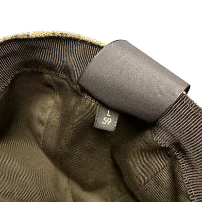 Gucci Monogram Cap In Tan (L)