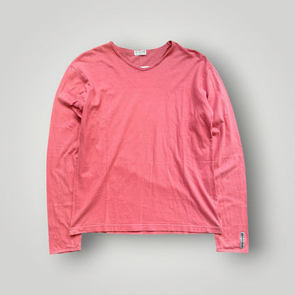 2000's Final Home V-Neck Long Sleeve T-Shirt M | O/S, Pink