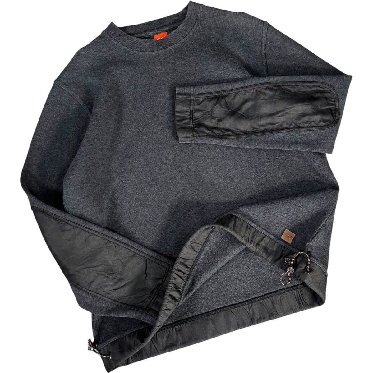 Hugo Boss Orange 00’s Panelled Sweatshirt L | Large, Grey