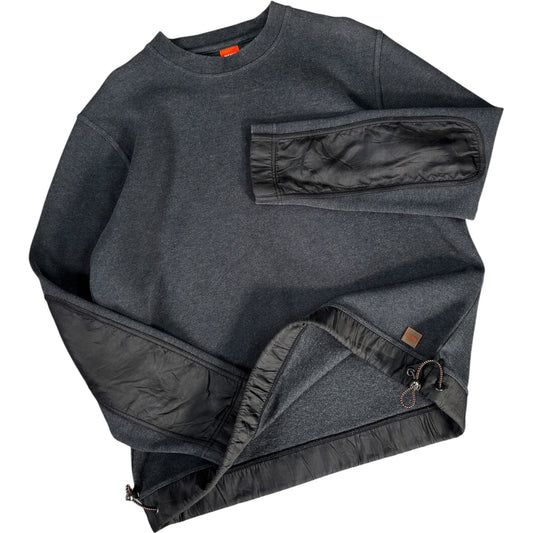 Hugo Boss Orange 00’s Panelled Sweatshirt L | Large, Grey