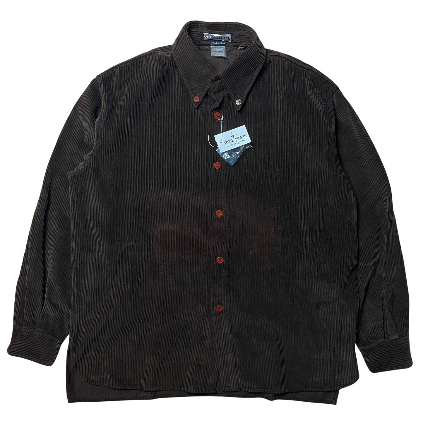 A/W 1994 Chocolate Brown Dead-stock Jumbo Corduroy Shirt