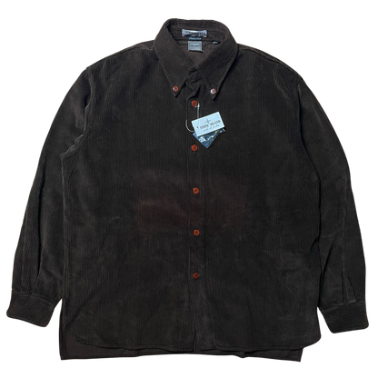 A/W 1994 Chocolate Brown Dead-stock Jumbo Corduroy Shirt