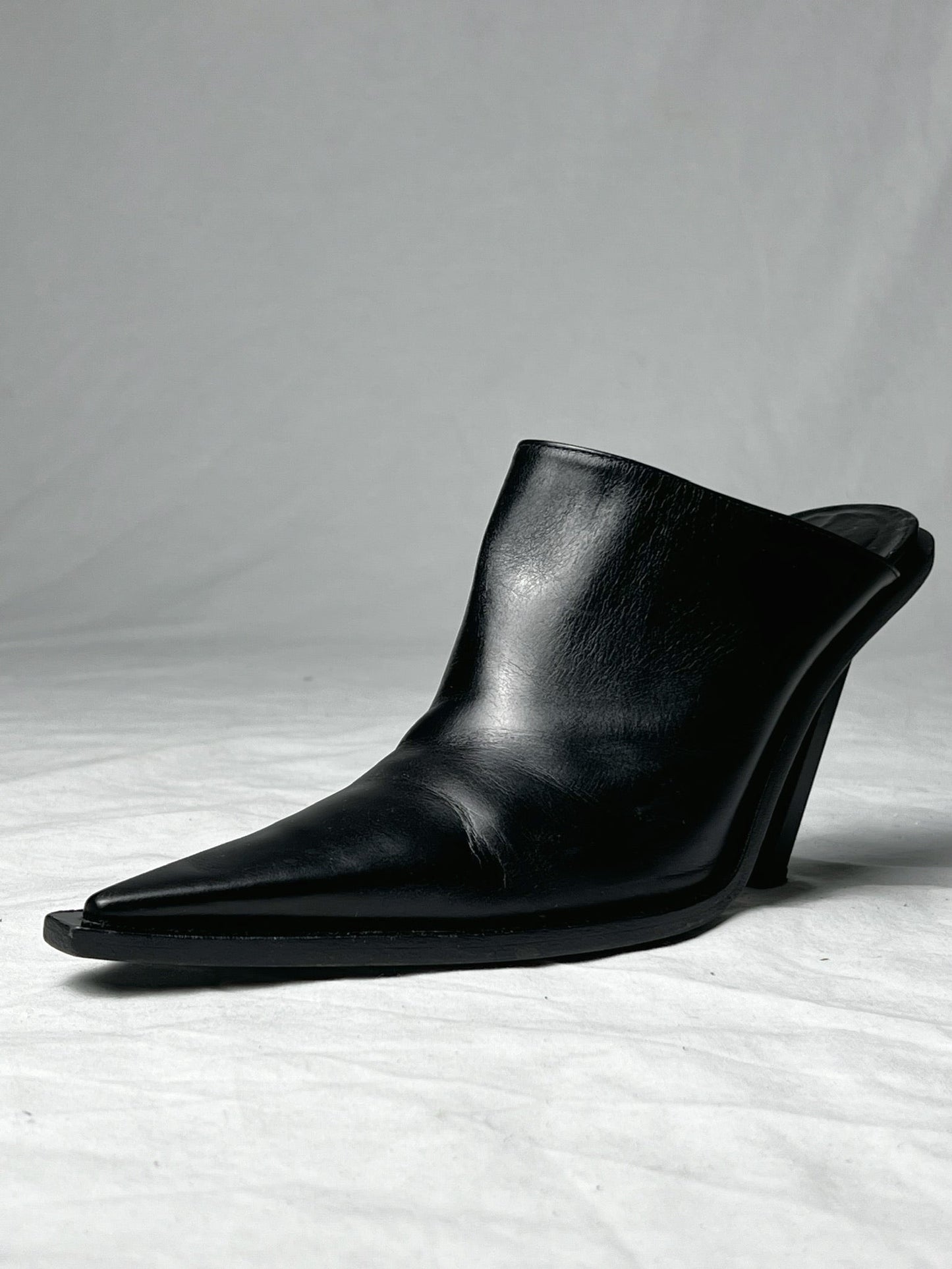 ANN DEMEULEMEESTER MULE HEELS | DEFAULT TITLE, Black