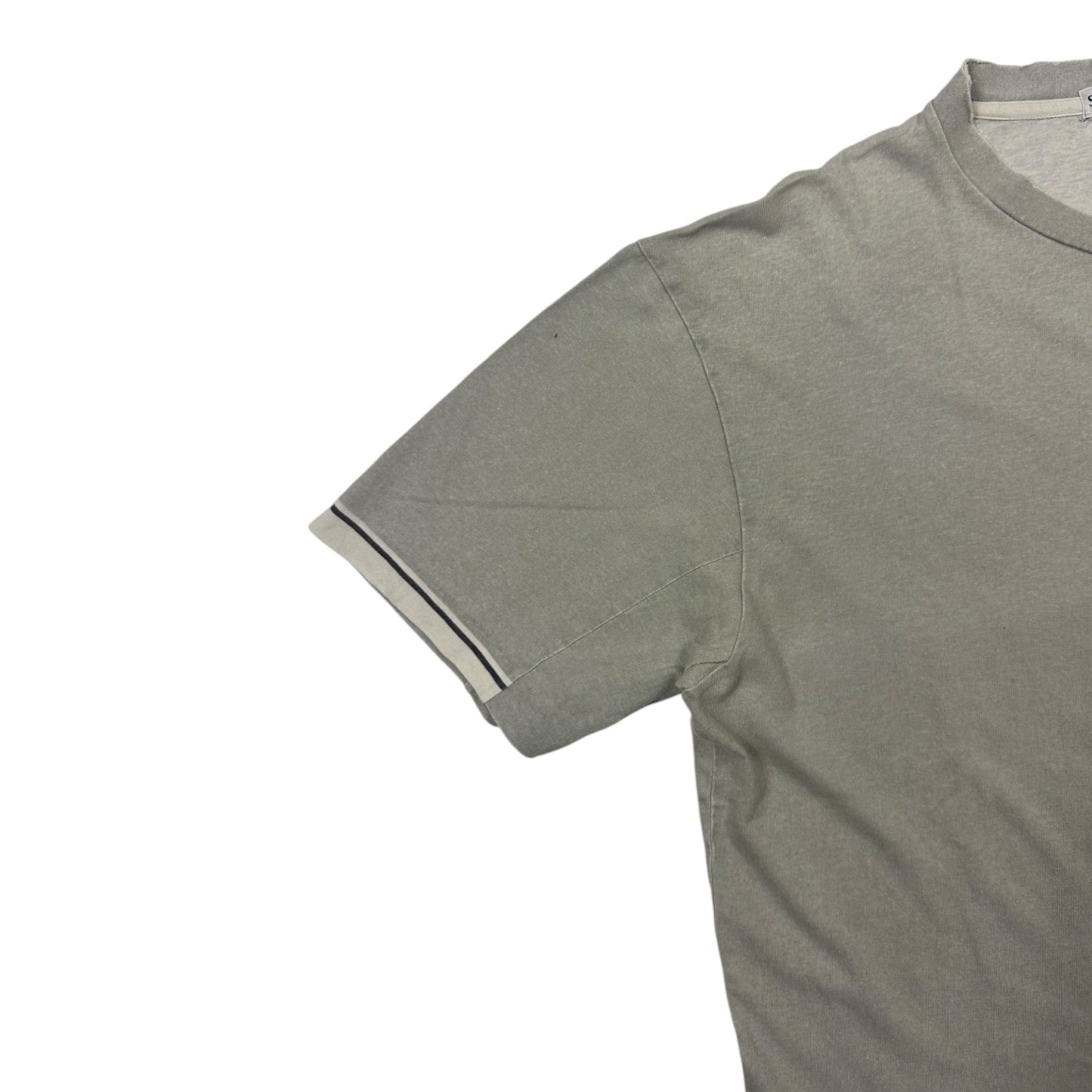 1999 Stone Island Grey Print Process T-Shirt