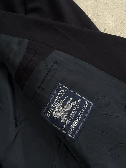 Burberry Bespoke Button Pure Wool Double Breasted Blazer - L