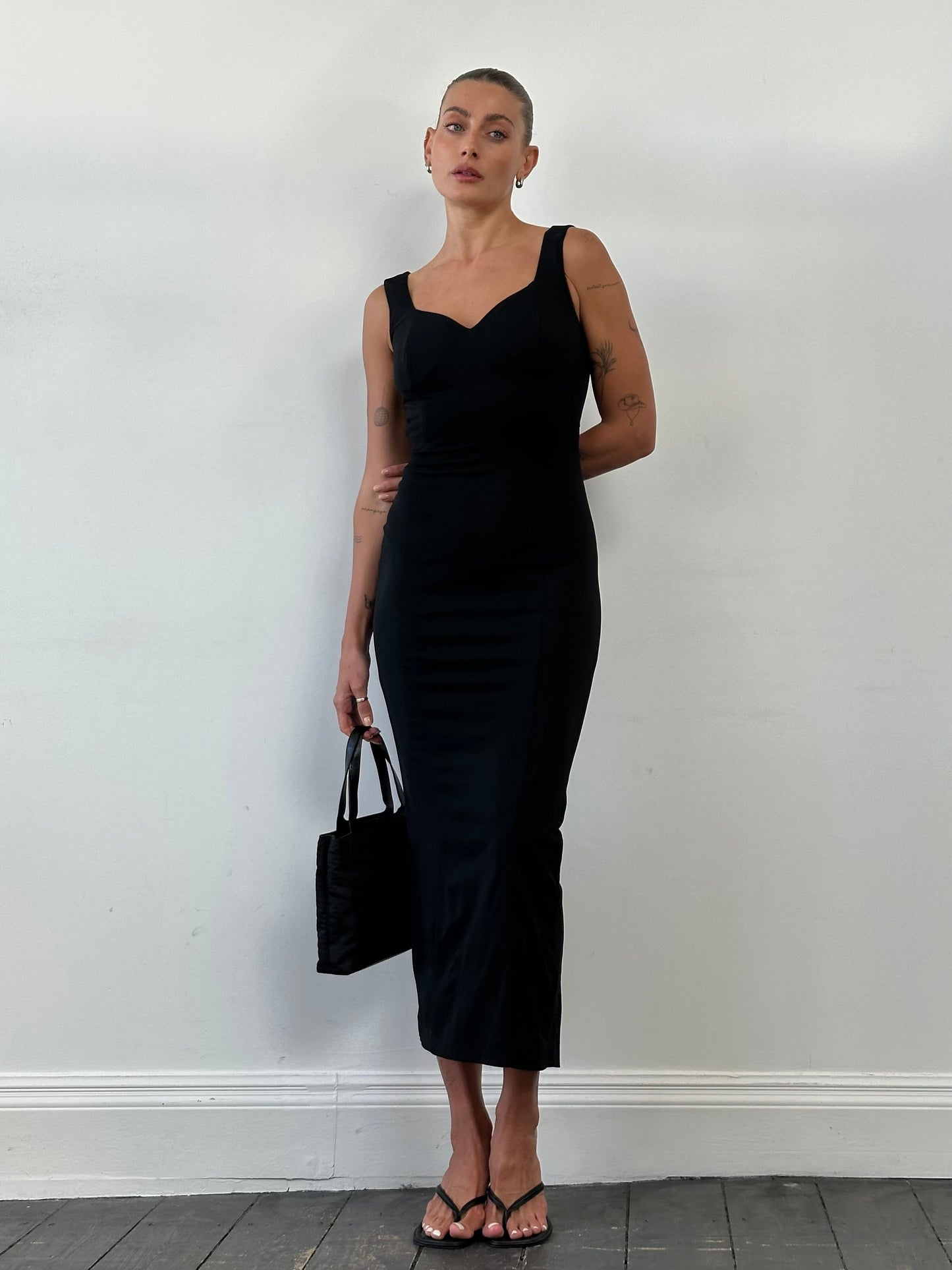 Italian Vintage Cut Out Maxi Dress - S