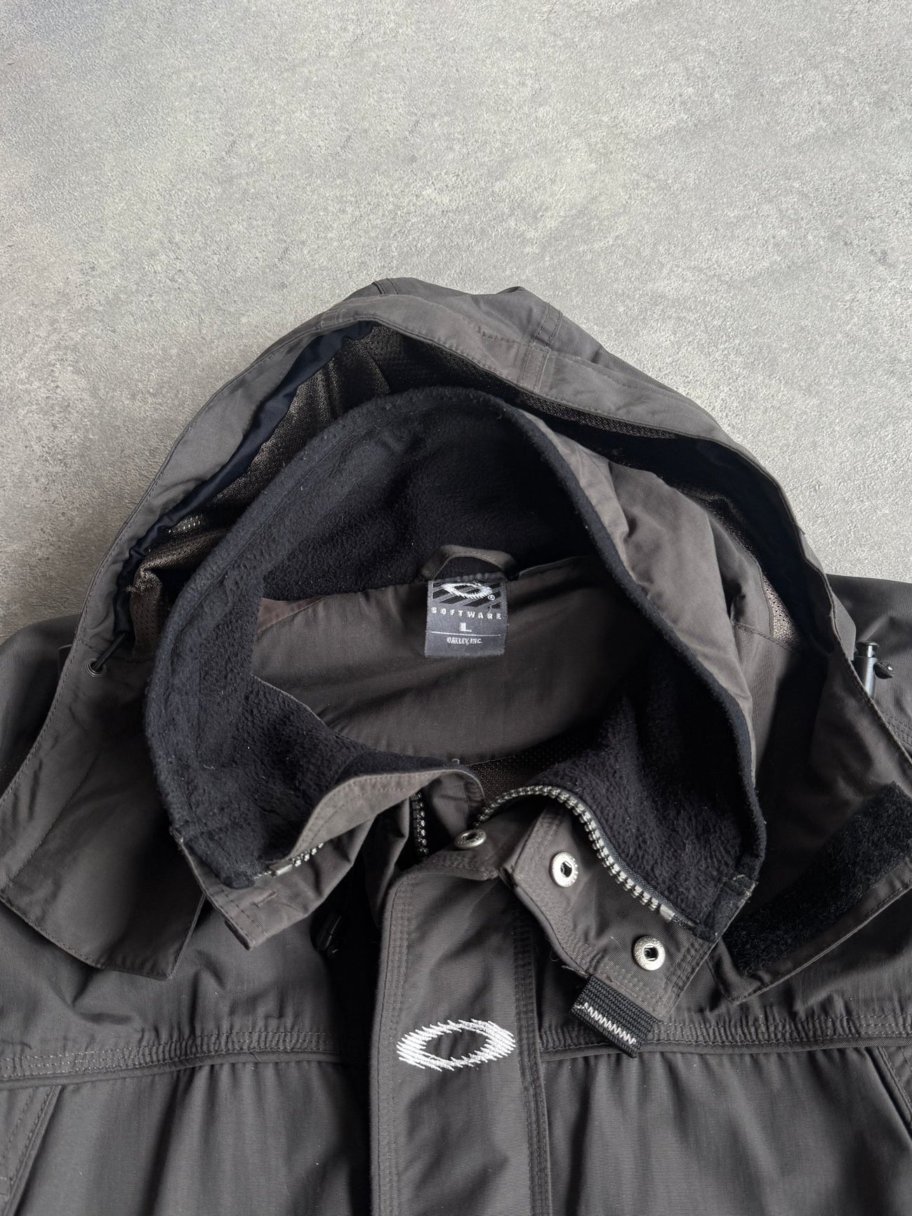 oakley software 2000s heavyweight technical jacket (xl) | XL, Red