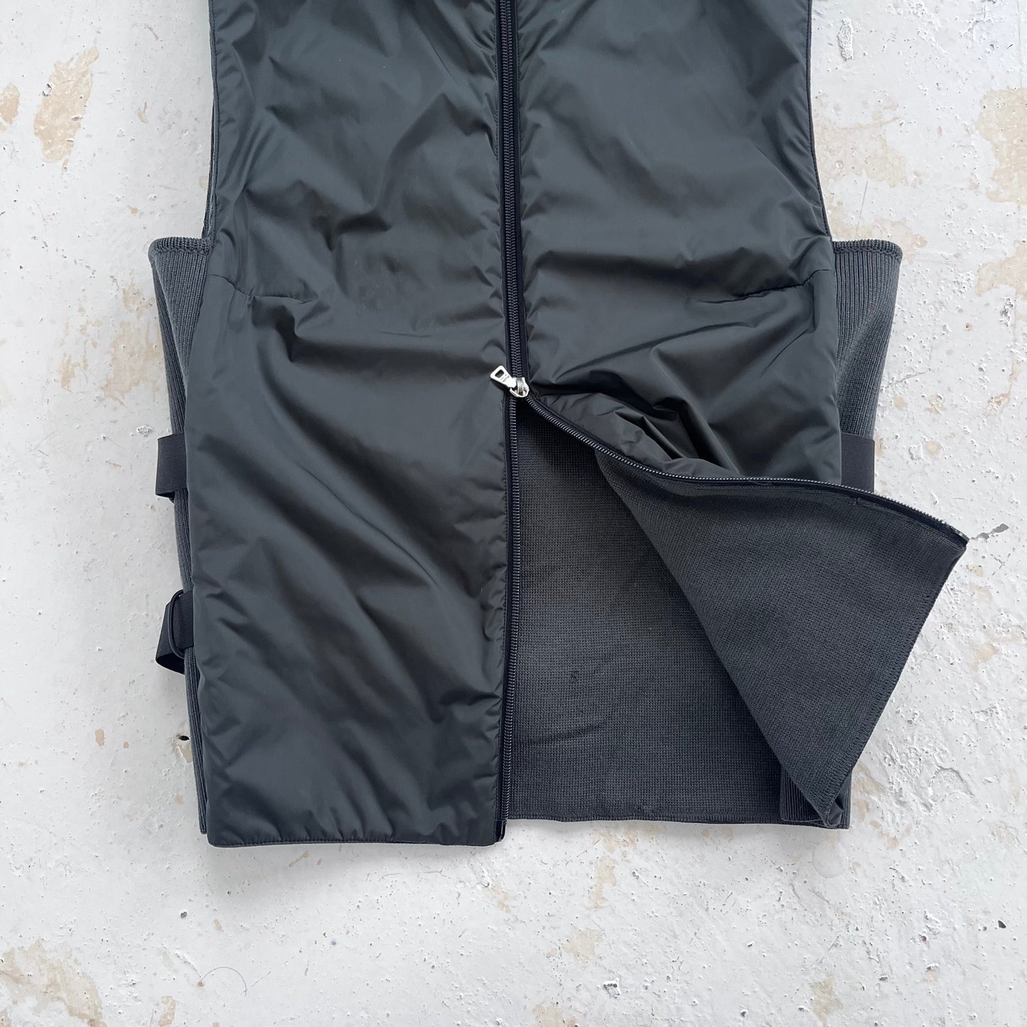 ss2000 prada sport bondage black gilet | Black, Black