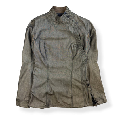 AW99/00 Maharishi Asymmetric Kimono Jacket (S) | Small, Black