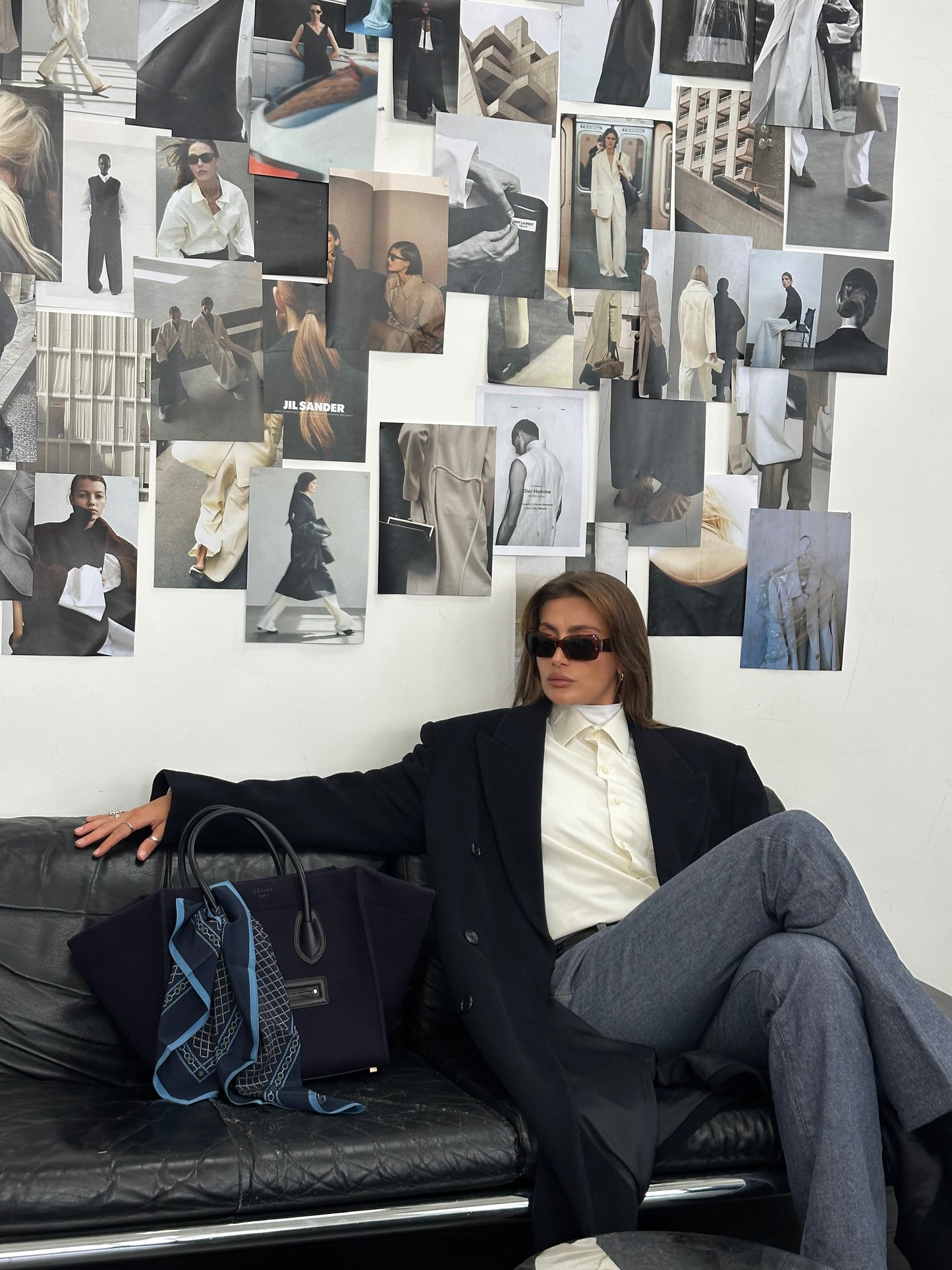 Yves Saint Laurent Pour Homme 2000s Cotton Short Sleeve Logo Shirt - L/XL