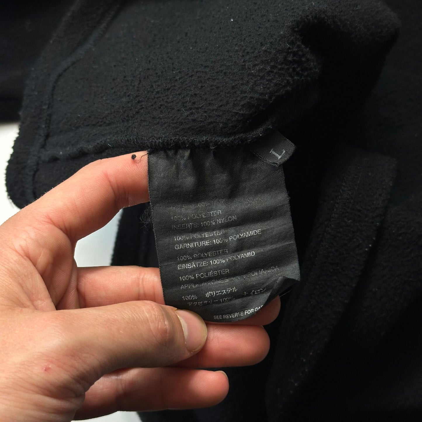 Prada Sport AW00 Balaclava Ninja Fleece Jacket - L