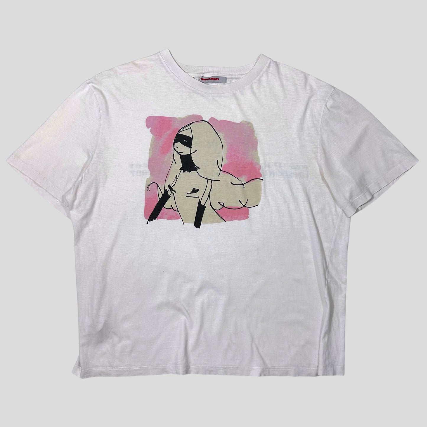 Prada Sport 2007 Unspoken Dialogue Graphic T-shirt - M/L | Default Title, White