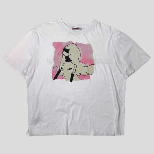 Prada Sport 2007 Unspoken Dialogue Graphic T-shirt - M/L | Default Title, White