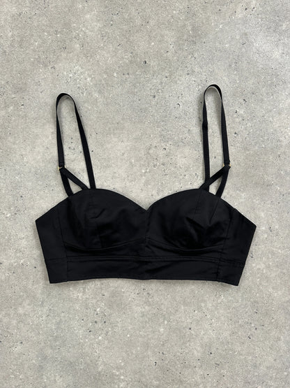 Italian Vintage Cotton Bralette Top - M