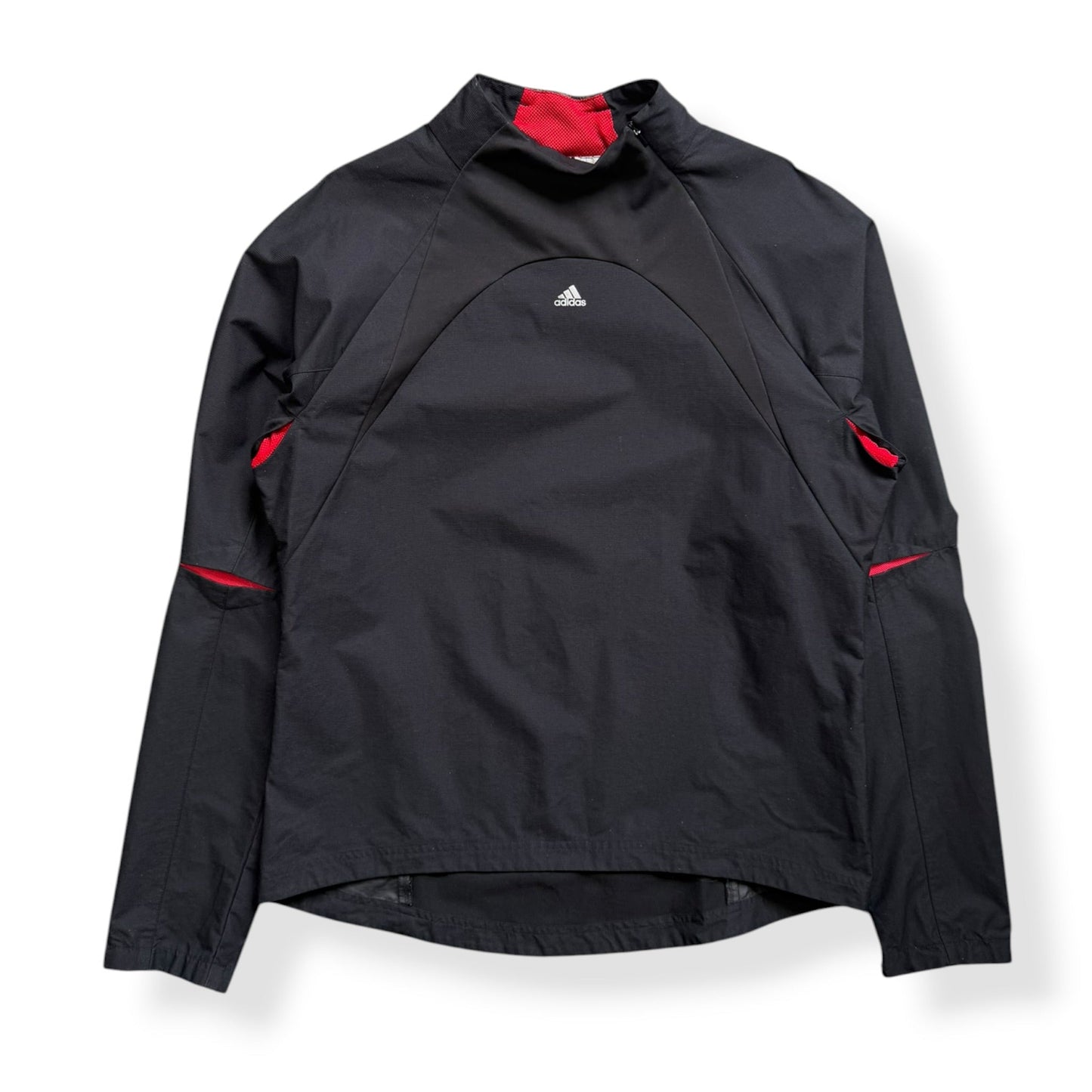2003 Adidas Articulated Climacool Asymmetric Zip Pullover (M) | Default Title, Black