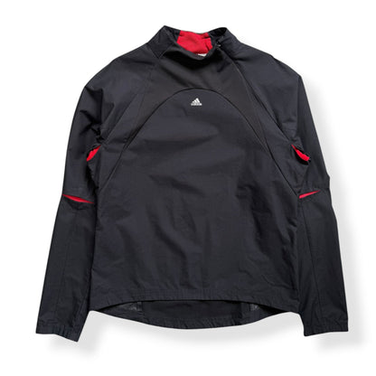 2003 Adidas Articulated Climacool Asymmetric Zip Pullover (M) | Default Title, Black