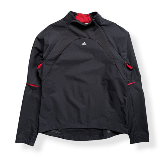 2003 Adidas Articulated Climacool Asymmetric Zip Pullover (M) | Default Title, Black