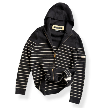 AW2007 Stone Island Denims Striped Knit Jumper (M) | Default Title, Black