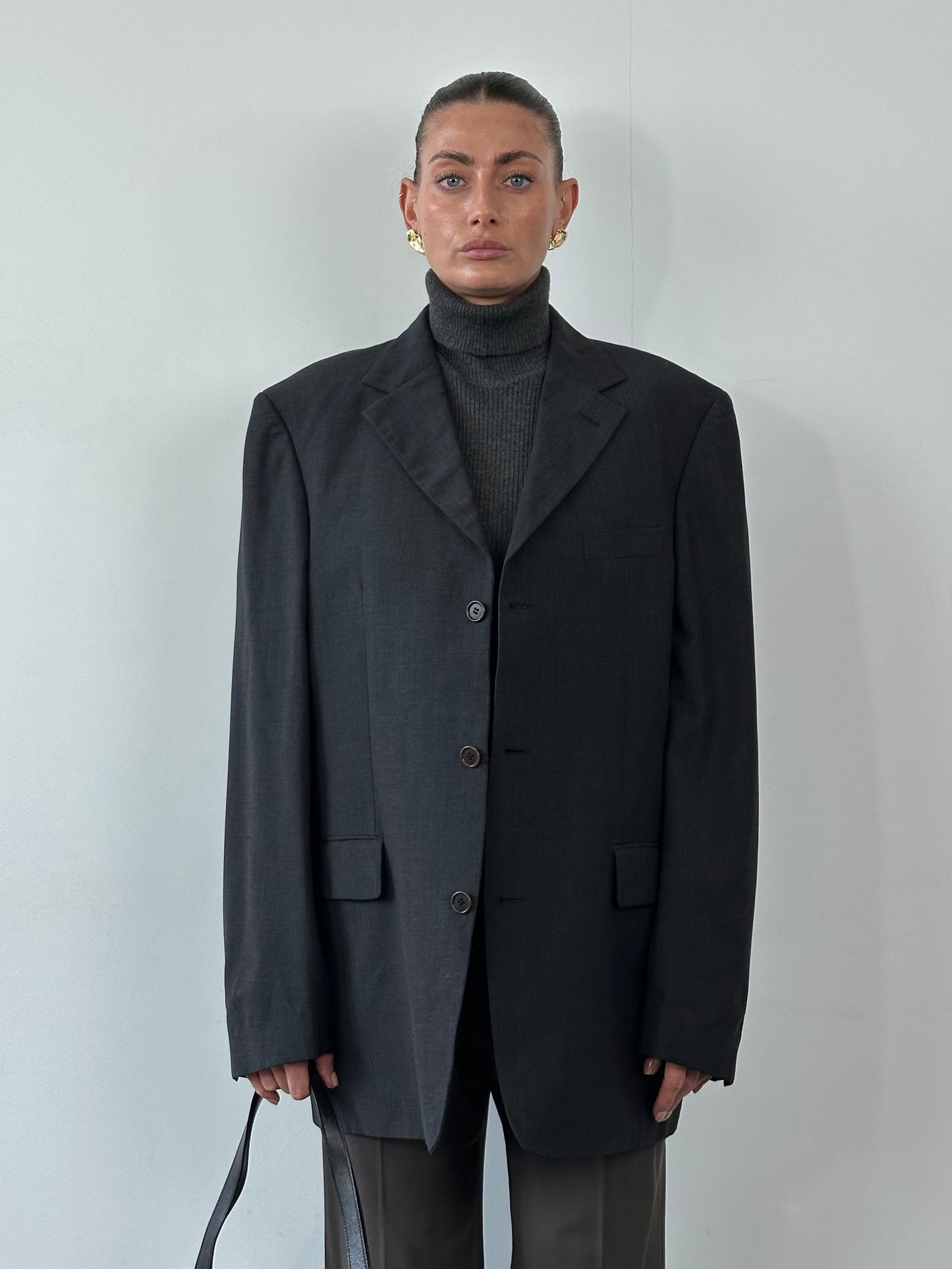 Hugo Boss Virgin Wool Single Breasted Blazer - 42R/XL