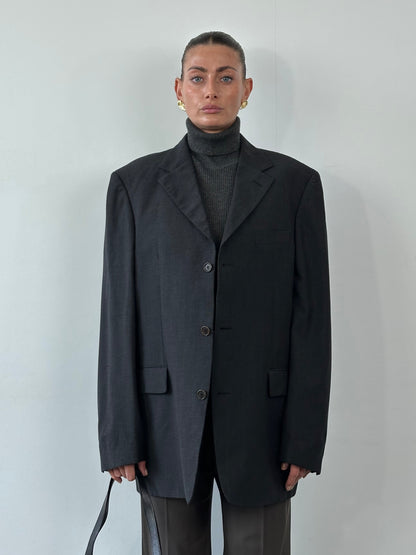 Hugo Boss Virgin Wool Single Breasted Blazer - 42R/XL