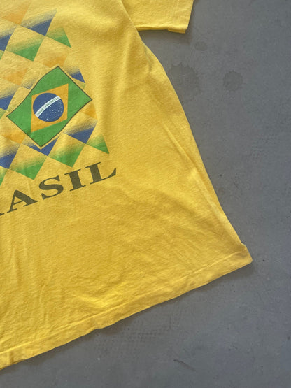 1998 France 98 Brazil T-Shirt - L | Default Title, Red