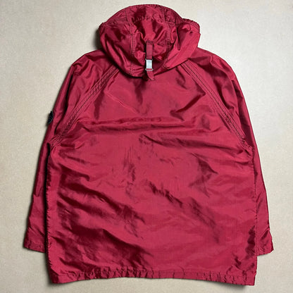 A/W 1993 Crimson Red Formula Steel Balaclava Parka