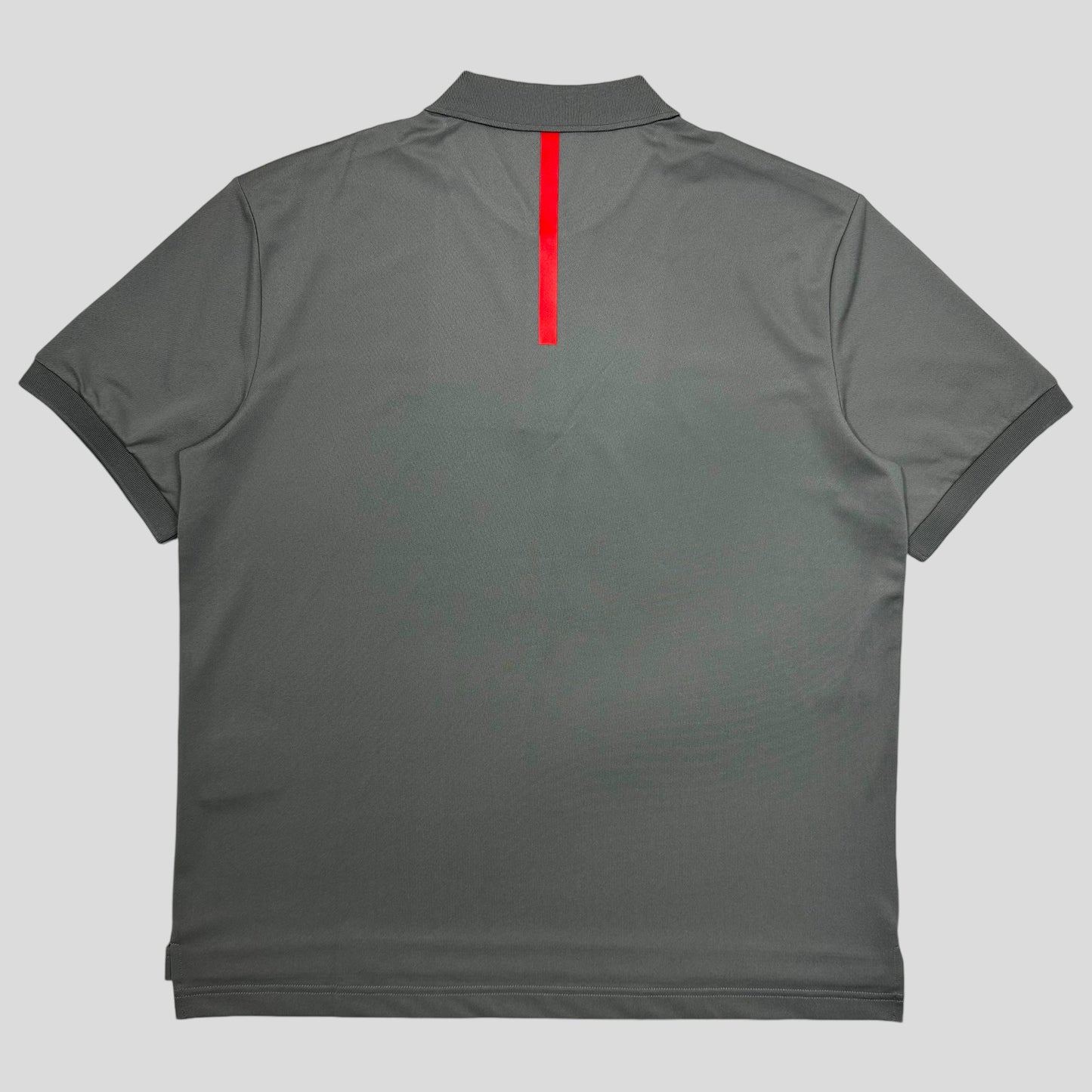 Prada Americas Cup Luna Rossa 2024 Logo Pique Polo - XL/XXL | XXL, Grey