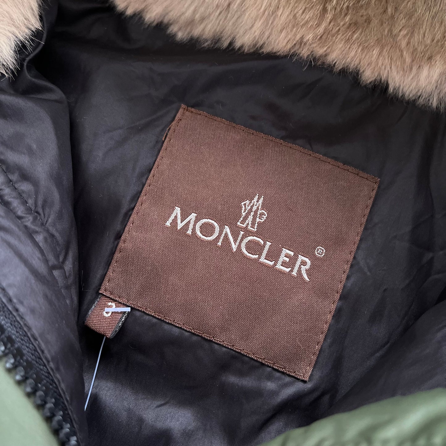 2000s moncler green fur trim puffer | Green, Green